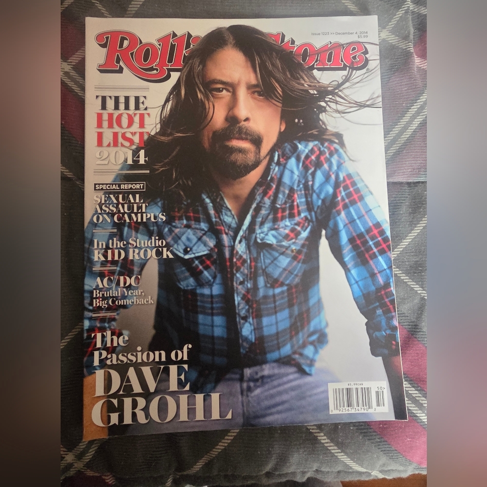 Rolling Stone Magazine Issue 1223 December 4 2014 Dave Grohl AC/DC